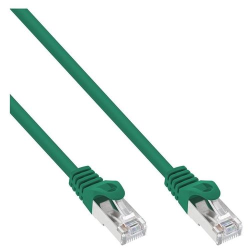 InLine - Cordon de raccordement - RJ-45 (M) pour RJ-45 (M) - 50 cm - SFTP - CAT 5e - moulé - vert