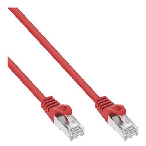 InLine - Cordon de raccordement - RJ-45 (M) pour RJ-45 (M) - 50 cm - SFTP - CAT 5e - moulé - rouge