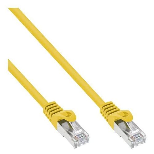 InLine - Cordon de raccordement - RJ-45 (M) pour RJ-45 (M) - 50 m - SFTP - CAT 5e - moulé - jaune