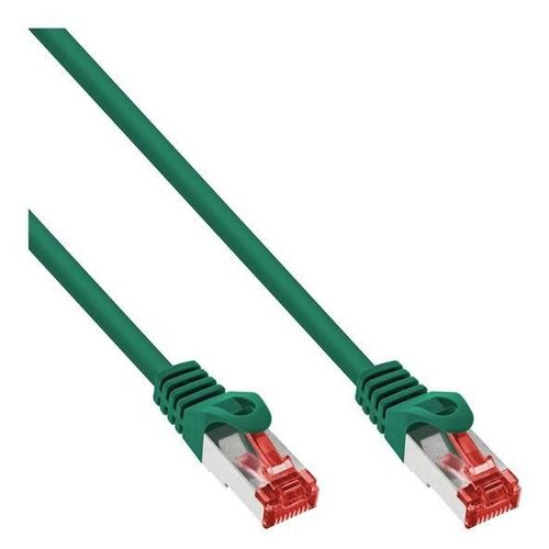 InLine - Cordon de raccordement - RJ-45 (M) pour RJ-45 (M) - 2 m - Paire torsadée blindée (SSTP) - CAT 6 - moulé - vert