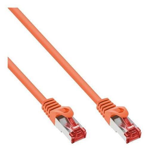 InLine - Cordon de raccordement - RJ-45 (M) pour RJ-45 (M) - 2 m - Paire torsadée blindée (SSTP) - CAT 6 - moulé - orange