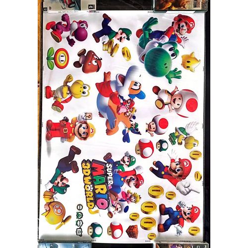 Stickers géant super mario 3d taille 100x200cm neuf/ 51/M3