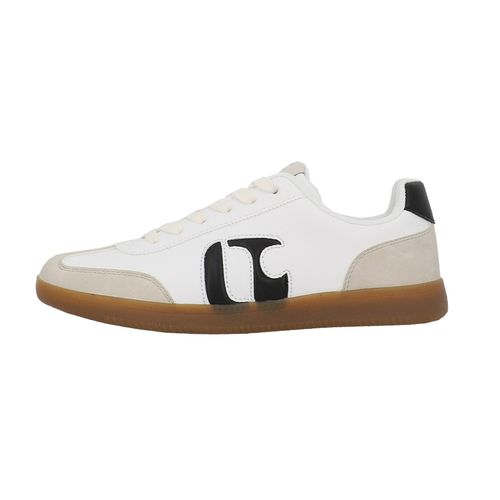 Chaussures Basses Cuir Ou Simili Le Temps Des Cerises Palma White Blanc