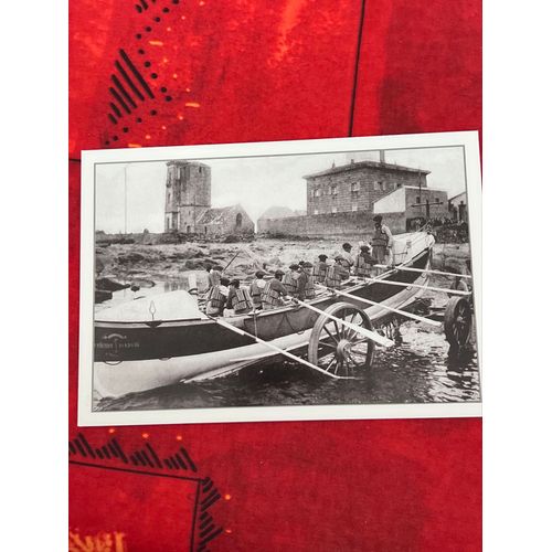 Carte Postale Mise À L’Eau De Papa Poydenol À Saint Pierre Au Début Du 20 Eme Siècle 