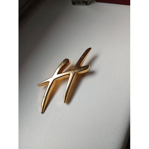Broche H Doré