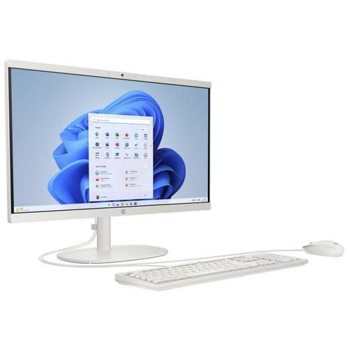 PC Tout-en-un HP 22-dg0000nf - 21,5 FHD - Intel N100 - RAM 8Go - Stockage 256Go - Windows 11 - Clavier & souris filaires