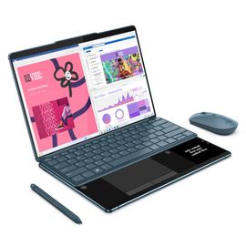 PC Portable Lenovo Yoga Book 9 13IMU9 83FF0038FR écran tactile 13,3" OLED 60 Hz Intel® Core Ultra 7 16 Go RAM 1 To SSD Bleu