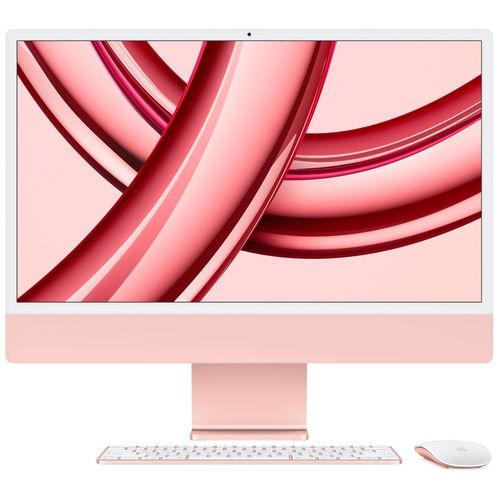 Apple iMac with 4.5K Retina display MQRD3FN/A - Fin 2023 - 24" M3 8 Go RAM 256 Go Rose AZERTY