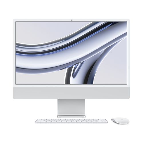 Apple iMac with 4.5K Retina display MQRK3FN/A - Fin 2023 - 24" M3 8 Go RAM 512 Go Argent AZERTY