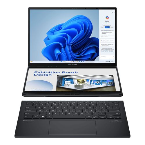 ASUS Zenbook Duo OLED UX8406MA-QL357X - 14" Core Ultra 7 155H 32 Go RAM 1 To SSD Gris
