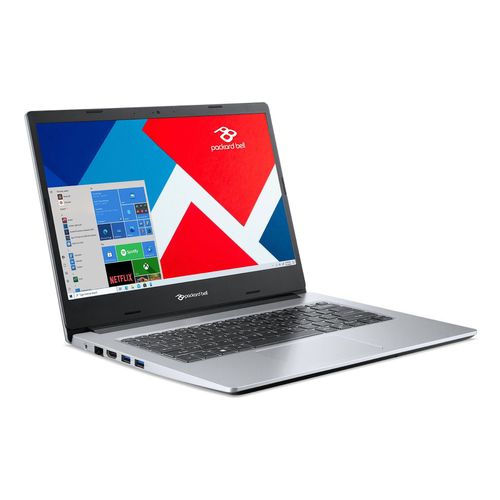 Packard Bell B114-33-C3N8 - 14" Celeron N4500 4 Go RAM 128 Go SSD Argent AZERTY