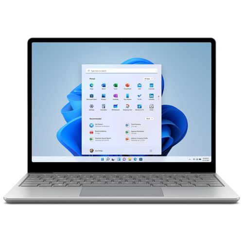 Microsoft Surface Laptop Go 2 - Core i5 I5-1135G7 8 Go RAM 256 Go SSD Argent AZERTY