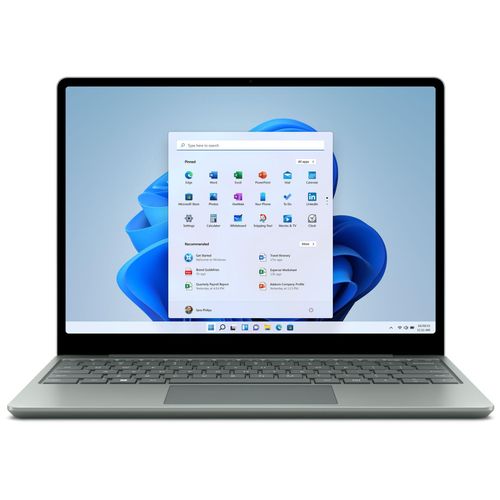 Microsoft Surface Laptop Go 2 - 12.4" Core i5 I5-1135G7 8 Go RAM 256 Go SSD Vert AZERTY