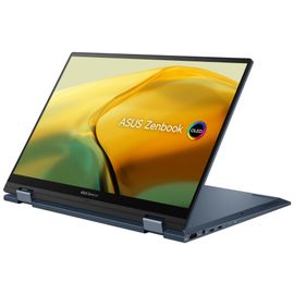 PC PORTABLE ASUS ZENBOOK 14 FLIP OLED UP3404VA-KN063W - 14.0" bleu intel core i7-1360P (12 X 5 Ghz) - SSD 1 To - Ram 16 Go windows 11 famille
