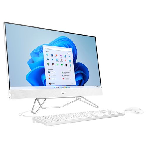 HP 27-cb0216nf - Ryzen 5 5500U 2.1 GHz 8 Go RAM 512 Go Blanc AZERTY