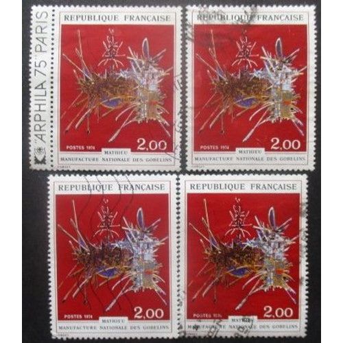 France N°1813 X 4 Oblitéré