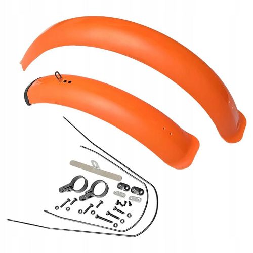 Garde-Boue Avant Arrière Pour Vélo Accessoires Composants Fixations De Rechange Portable Orange