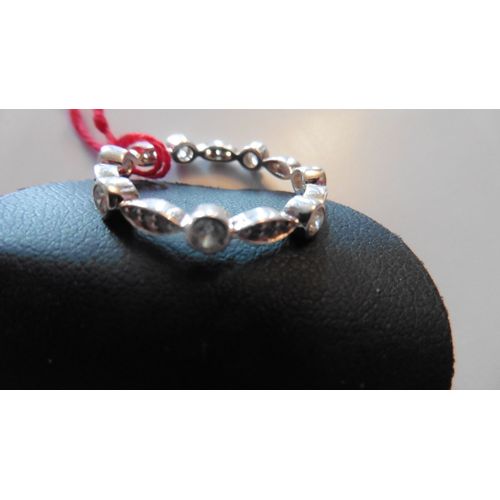 Bague Alliance Thomas Sabo Argent Et Zircons Taille 54