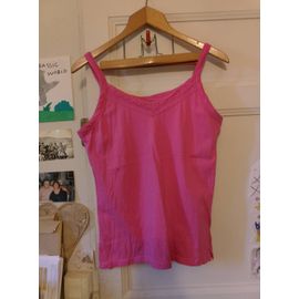 Débardeur Rose 42 Xl Bleu Bonheur.