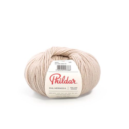 Pelote De Laine Phil Merinos 6 ¿ Douceur Et Qualité Premium Signées Phildar Gazelle Marron