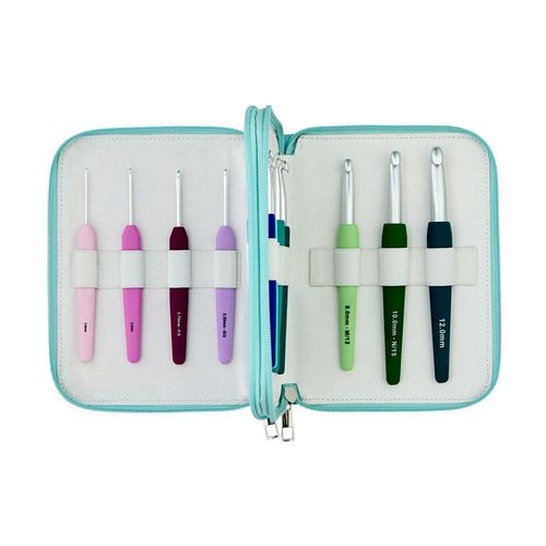 Set De 14 Crochets Waves 2.0 Knitpro ¿ Ergonomie, Polyvalence Et Confort Ultime Vert