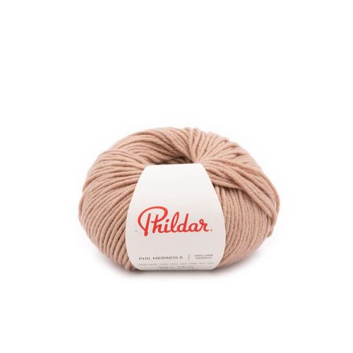 Pelote De Laine Phil Merinos 6 ¿ Douceur Et Qualité Premium Signées Phildar Camel Marron