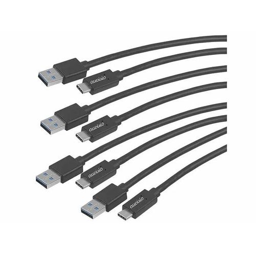 4 câbles USB 3.0 type A vers type C - 1 m