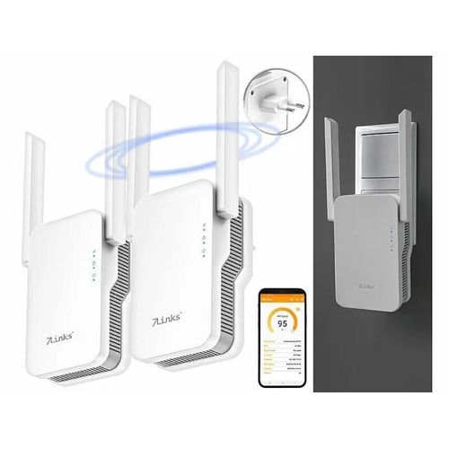 2 répéteurs wifi 6 Dual Band Mesh 3000 Mb/s WLR-3000.ax