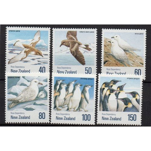 Nouvelle-Zélande Timbres Animaux De L' Antarctique