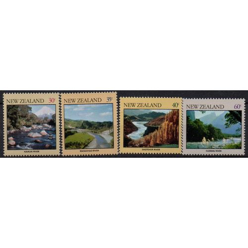 Nouvelle-Zélande Timbres Paysages
