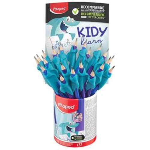 22 Crayons Graphite - Hb - Avec Guide Doigt Écriture - Scolaire - Enfant - Maped