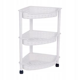 Étagère De Rangement De Salle De Bain Triangulaire À 3 Niveaux