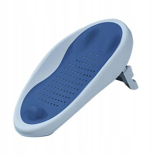 Poussette De Bain Pour Bébé Pliable Antidérapante Respirante Réglable Bleue