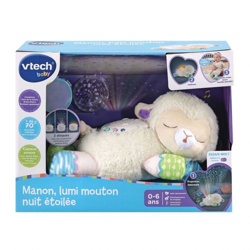 Vtech Baby Manon, Lumi Mouton Nuit Étoilée 3 En 1