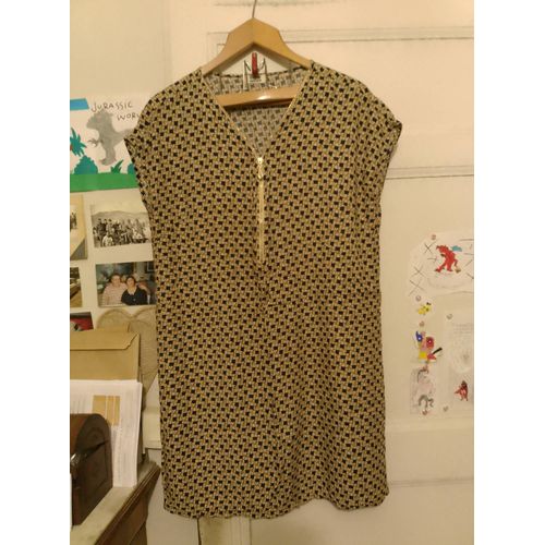 Robe Haut Zippé Motifs Colorés 42 Xl Molly Bracken.