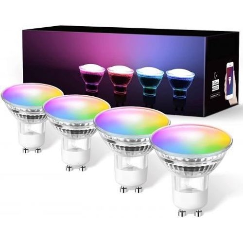 Lot De 4 Ampoules Lepro Smart Wifi Led Bulb