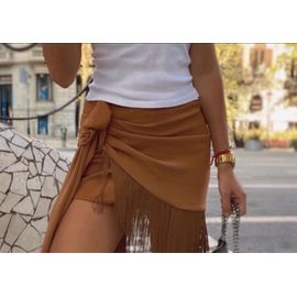 Jupe Zara, Très Bon État 38 Franges