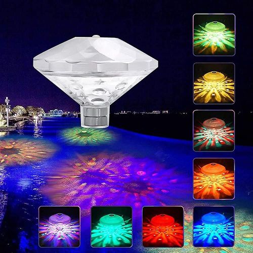 Lumière De Piscine Lumière De Piscine Flottante Avec 7 Modes Ornement Baignoire Étang Dcor Underwat