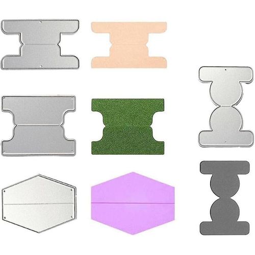 Tab Die Cut Metal Bookmarks (1set) - Pochoirs De Bricolage Et De Gaufrage