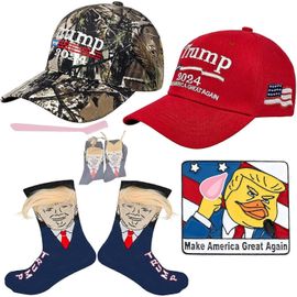 Chapeau Trump 2024 Chapeau Donald Trump Take America Back Maga Usa Chaussettes Trump Hommes Prendre