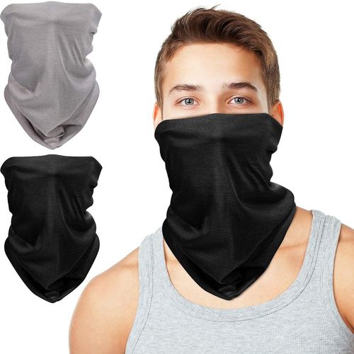 2 Pièces Cou Guêtre Cou Foulard Cyclisme Couvre-Visage Bandana De Visage Pour Hommes