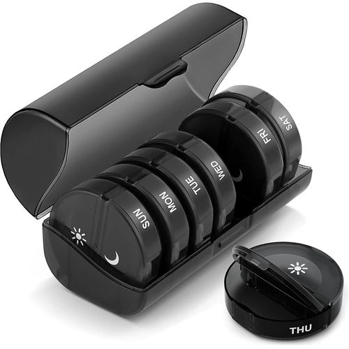 Organisateur De Pilules De 7 Jours De Grande Capacité - Am Pm Pill Box