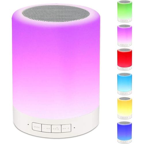 Bluetooth Haut-Parleur Night Light - Smart Touch Table Lamp