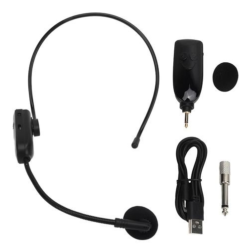 2.4g Microphone Casque Tête Porter Micro Casque Sans Fil Micro Pour Chant Live Stream Enregistrement Vocal