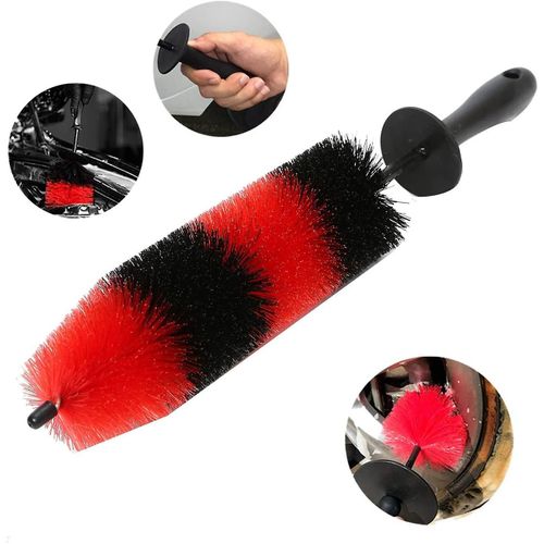 Nettoyage De Pneu De Voiture Brosse Roue Brosse Jante Détail 17 Pouces De Long Brosse Douce