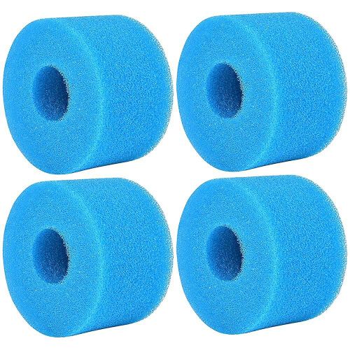 Éponge filtrante de type S1 de 4 pièces, cartouche filtrante en mousse, mousse filtrante de piscine, réutilisable et lavée