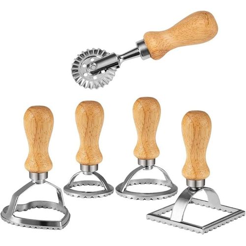 Coupe-raviolis et roue de coupe de pâtes - créez différentes formes pour les pâtes et plus encore