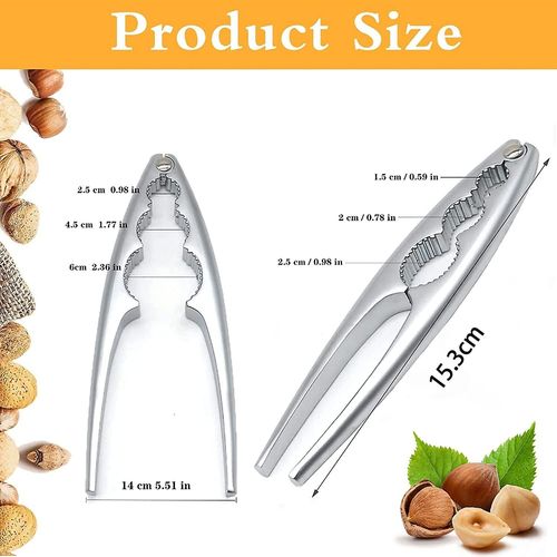 Casse-Noisette Craquelin, 2 Pièces Casse-Noisette 15,3 Cm Casse-Noisette, Avec Poignée Antidérapante Cadeau