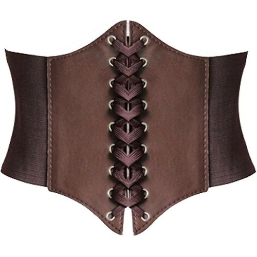 Faux Cuir Steampunk Underbust Ceinture Ceinture Corset