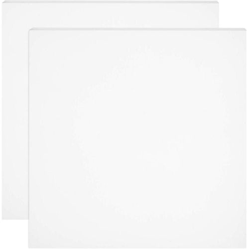 2pcs Plaque de caoutchouc de silicone blanc - Panneau de joint résistant à haute température
